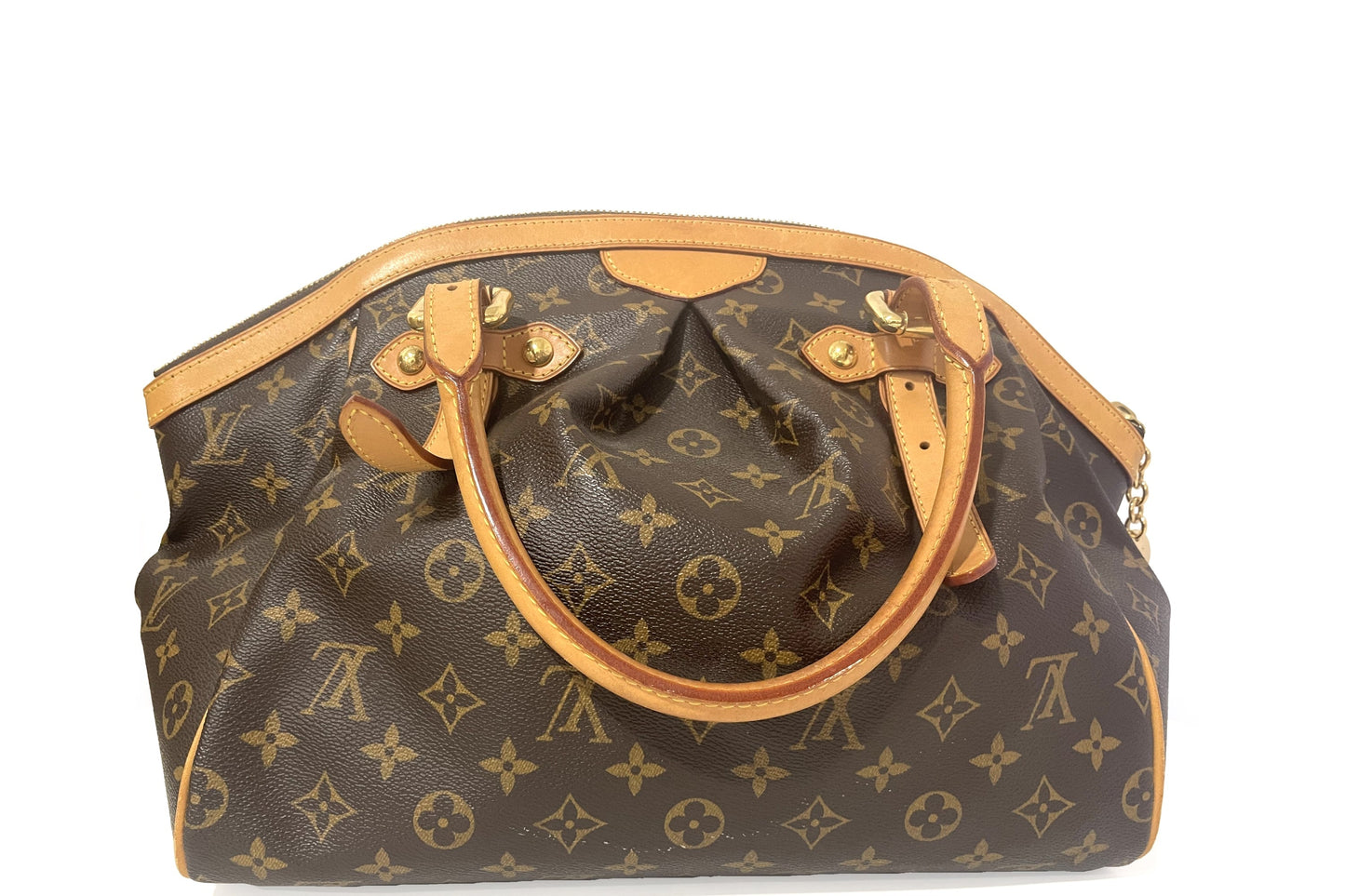 LOUIS VUITTON TIVOLI (M40143) (SP1058) PM MONOGRAM CANVAS GOLD HARDWARE, NO DUST COVER