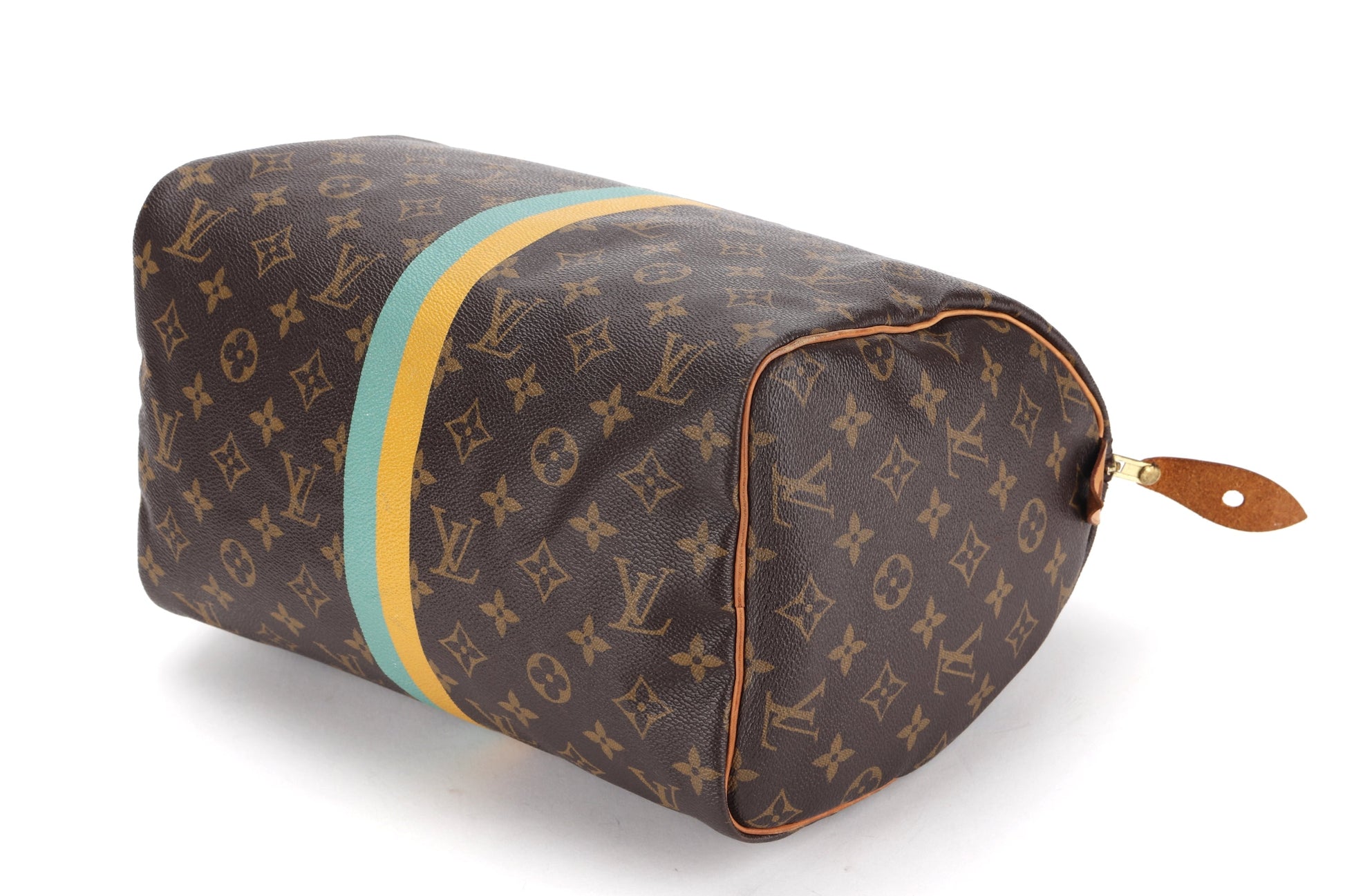 LOUIS VUITTON SPEEDY 30 (DU0143) MONOGRAM CANVAS GOLD HARDWARE, WITH KEYS & LOCK, NO DUST COVER