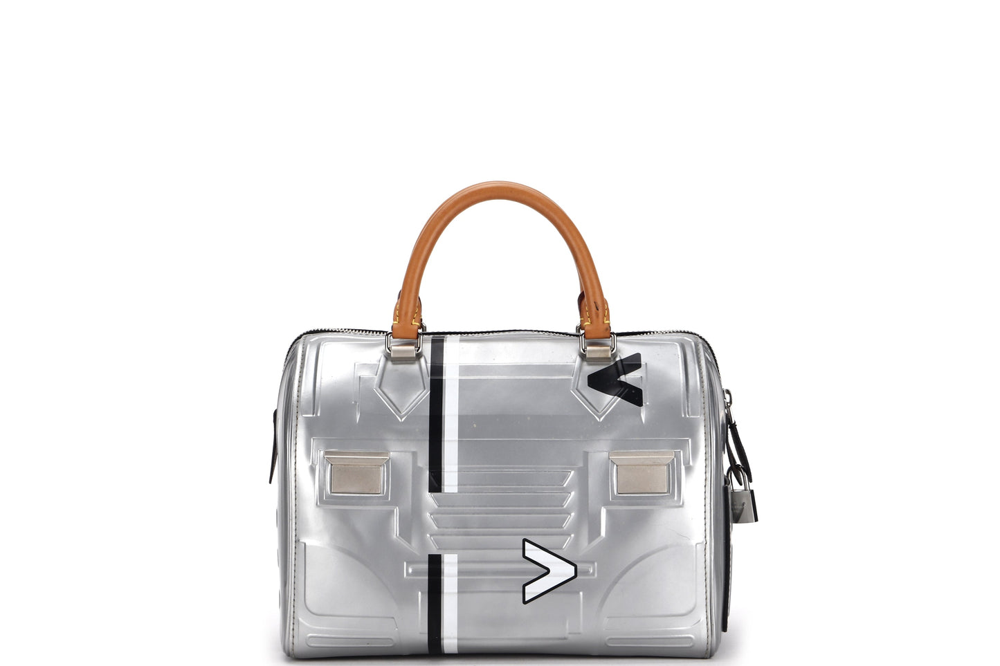 LOUIS VUITTON SPEEDY SPACESHIP 25 (SN3107) EPI EMBOSSED, WITH LOCK & DUST COVER, NO KEY