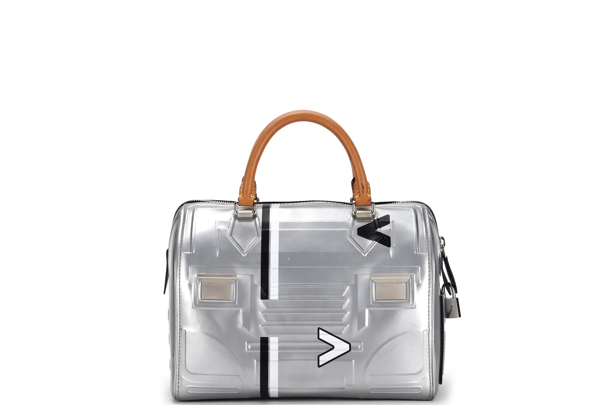 LOUIS VUITTON SPEEDY SPACESHIP 25 (SN3107) EPI EMBOSSED, WITH LOCK & DUST COVER, NO KEY