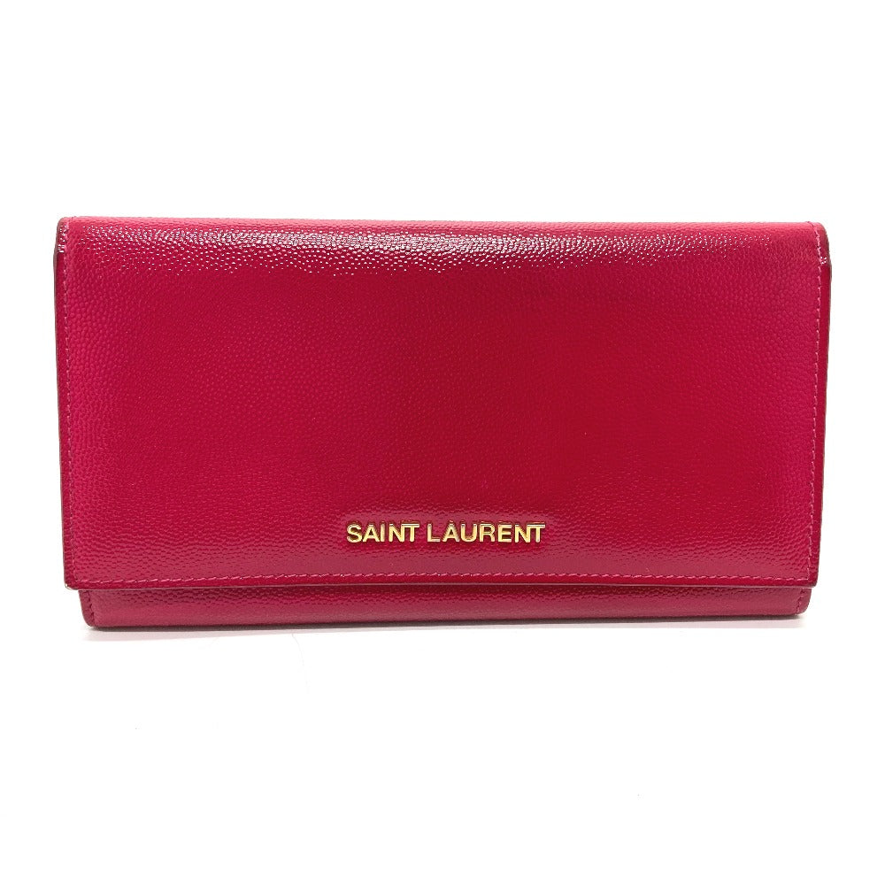 Saint Paris Long Wallet Purse Enamel Women Pink Logo Travel Bag