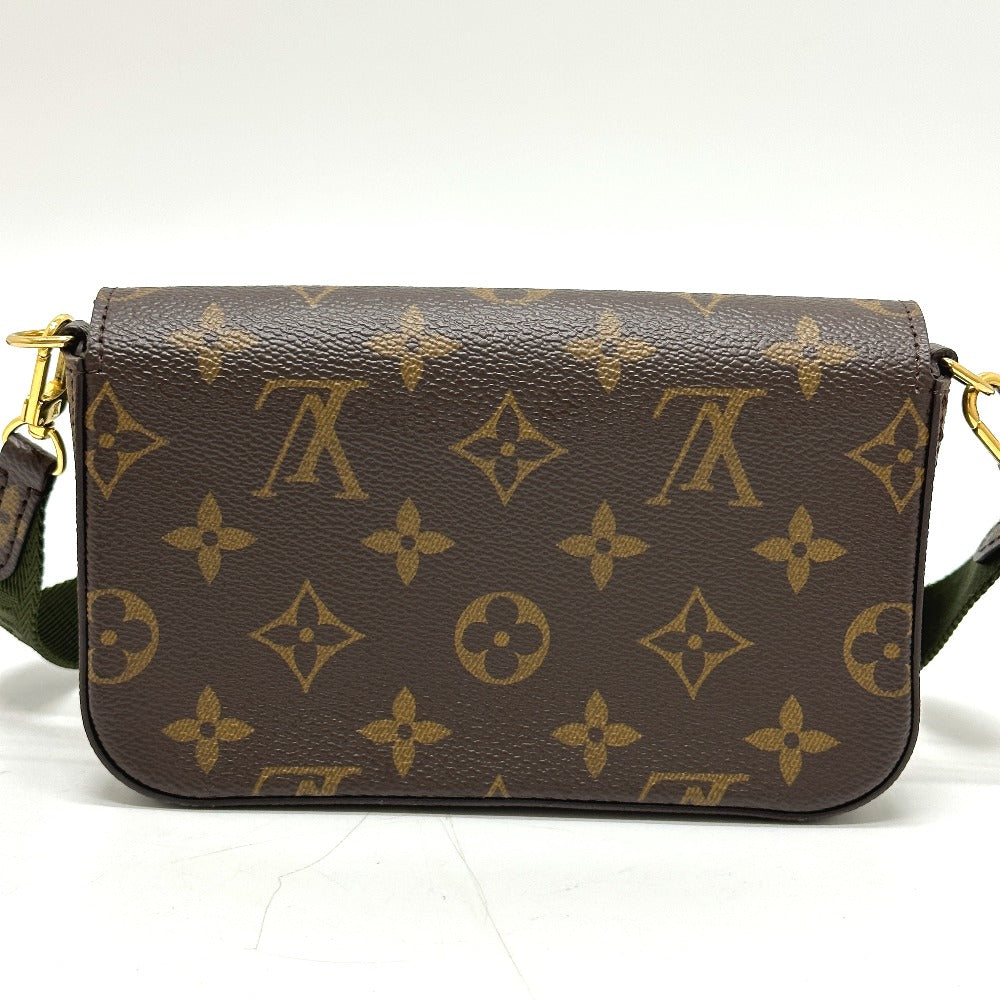 Louis Vuitton M80091 Multi Pochette Felicie Monogram Canvas Brown Shoulder Bag