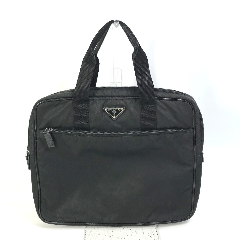 Business Bag Bag Triangle Plate Mens Nylon Black Travel Bag