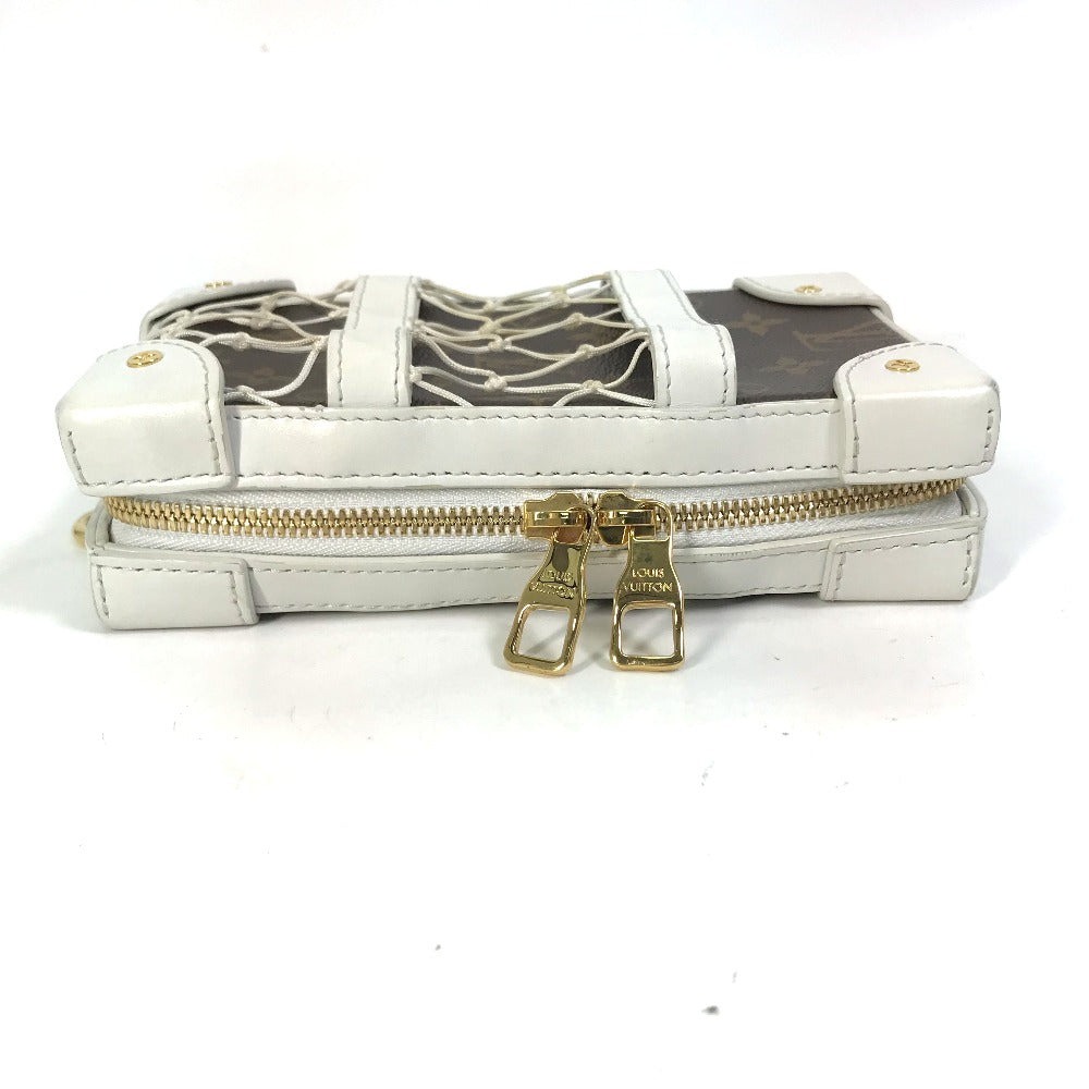 Louis Vuitton M80102 LVxNBA Soft Trunk Phone Monogram Leather Canvas White Shoulder Bag
