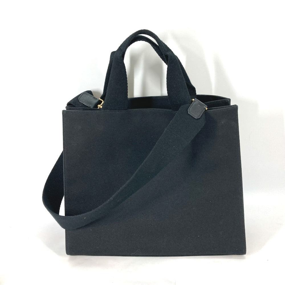 Fendi Shoulder Bag 8Bh395 Versace Collaboration Fendace Fendace Women Canvas Black