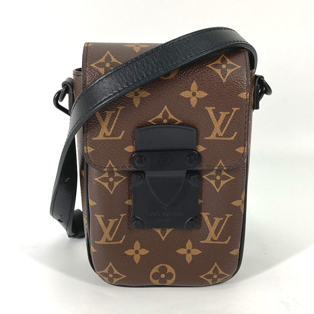 Louis Vuitton M81522 S Lock Vertical Wearable Monogram Canvas Brown Wallet Case