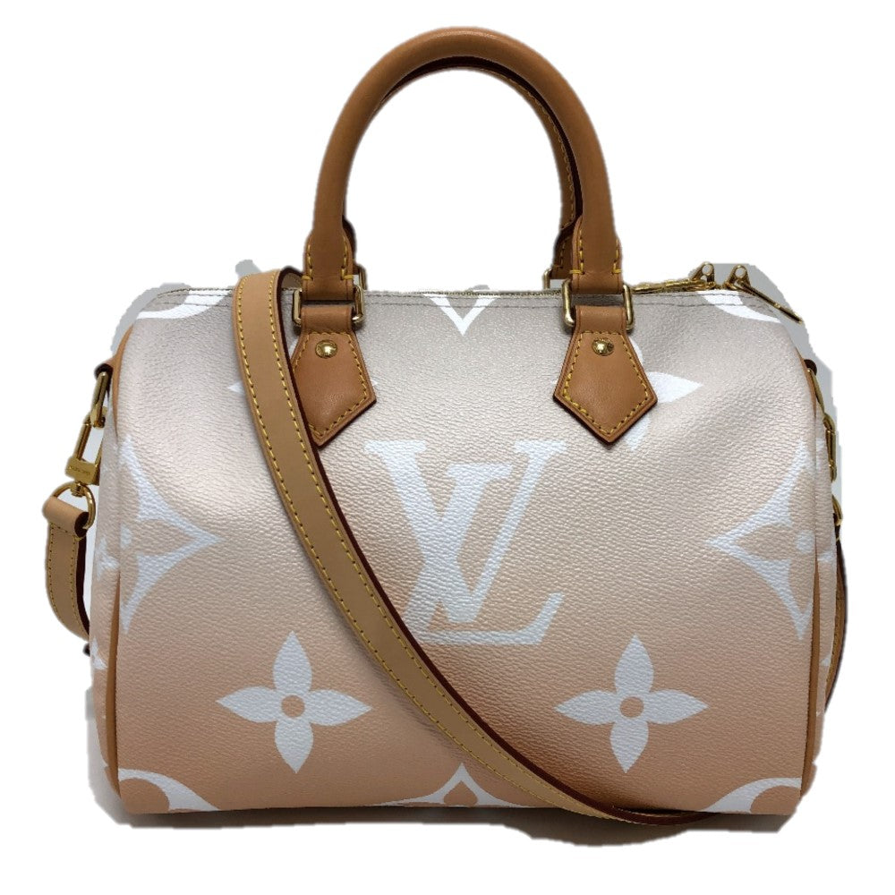 Louis Vuitton M45722 giant Gradient Speedy Monogram Canvas Pink Shoulder Bag