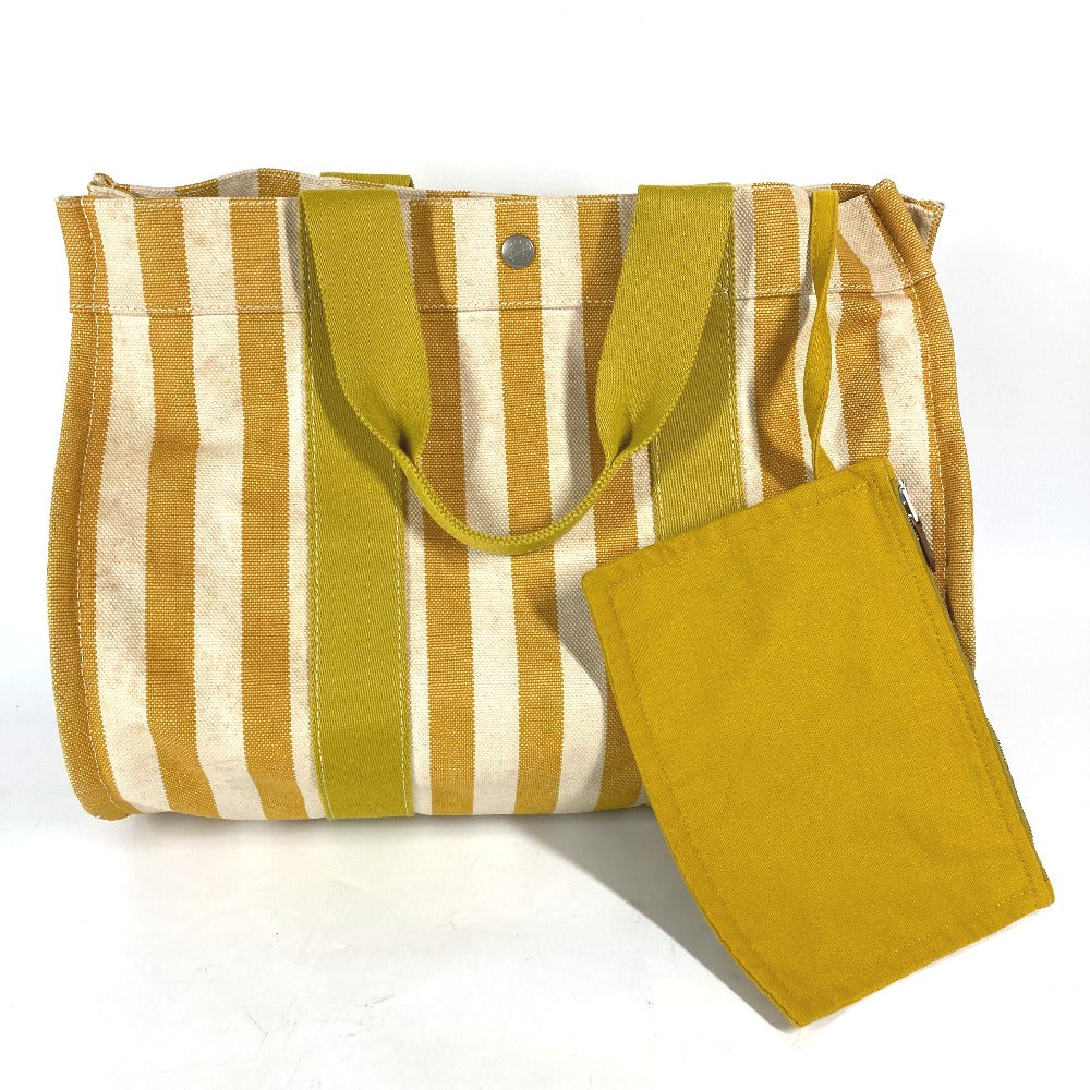 Tote Bag Yellow With Porch Cannes Mm Canvas