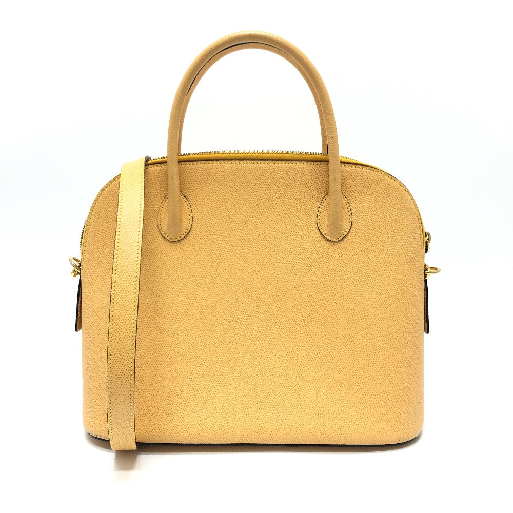 Shoulder Bag Yellow Type Bowling Way Shoulder Leather Beige Crossbody Bag