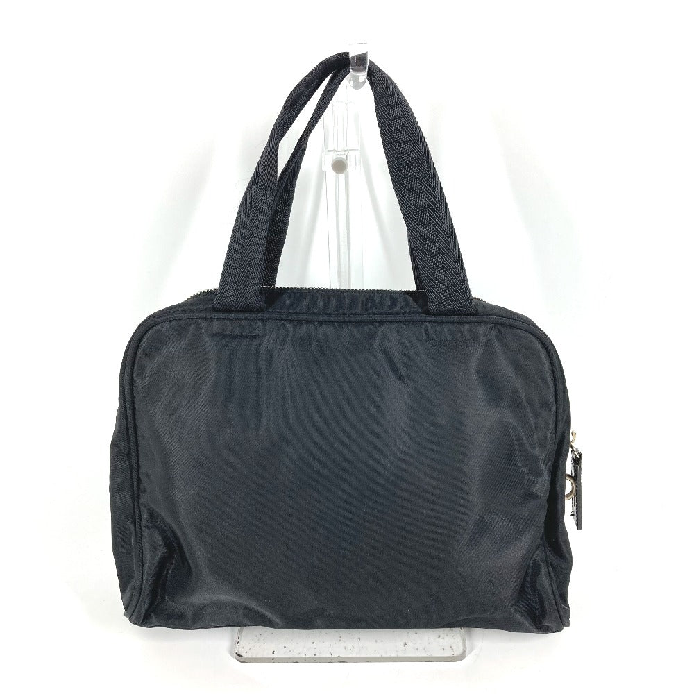 Triangle Plate Women Nylon Black Travel Bag