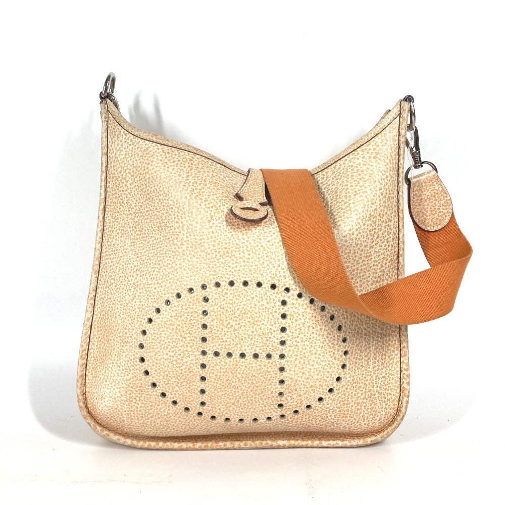 Shoulder Bag , Buffle Skipper Orange Evelyn Leather