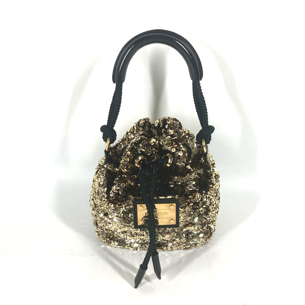 Louis Vuitton M40322 Sequins Cruise Collection Mininoe Leather Gold Mini Bag