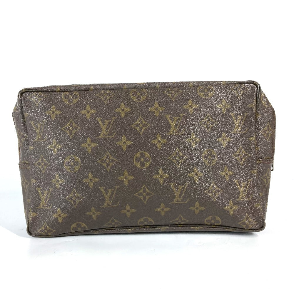 Louis Vuitton Cosmetics Pouch M47522 Truth Cracking Monogram Canvas Brown Handbag