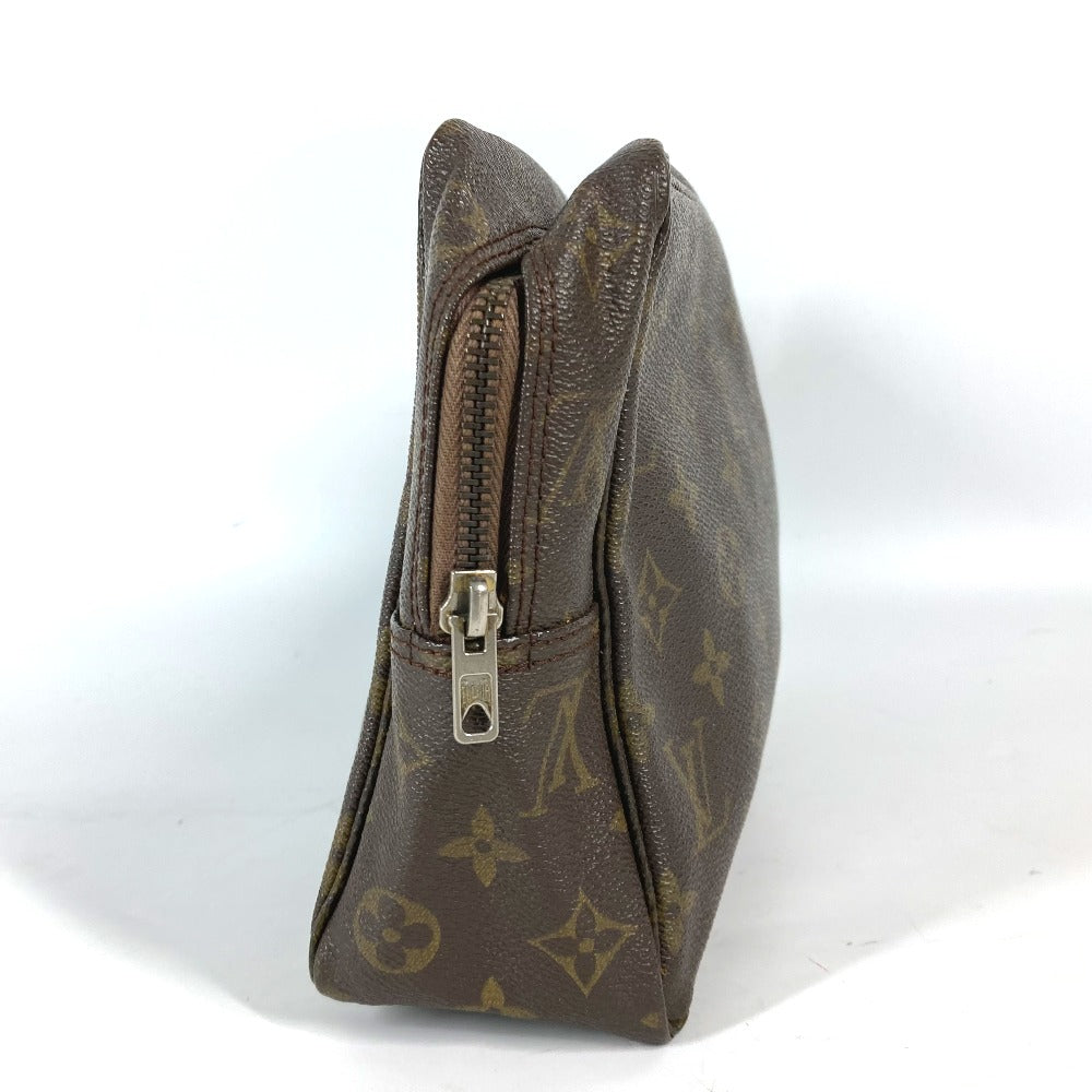 Louis Vuitton Cosmetics Pouch M47522 Truth Cracking Monogram Canvas Brown Handbag