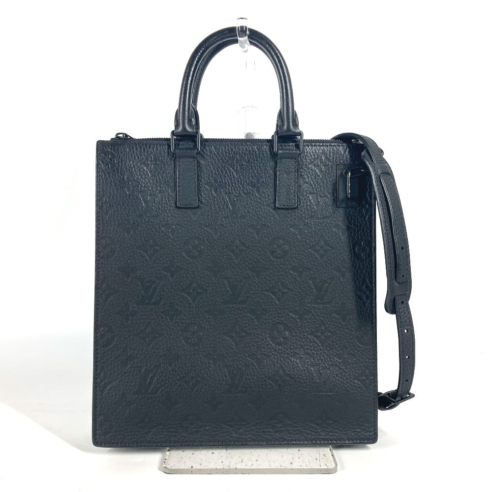 Louis Vuitton M55924 Taurillon Clemence Taurillon Clemence Monogram Leather Black Shoulder Bag