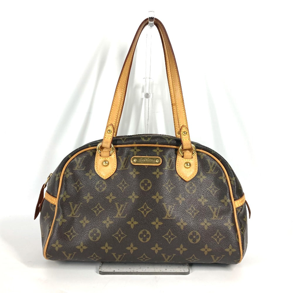 Louis Vuitton M95565 MontorgueilPM Monogram Canvas Brown Shoulder Bag