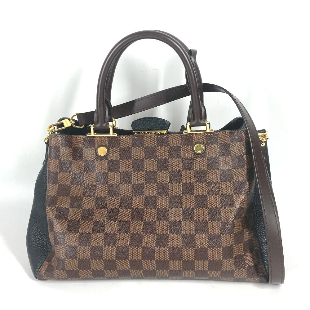 Louis Vuitton N41673 Damier Brittany Canvas Brown Tote Bag
