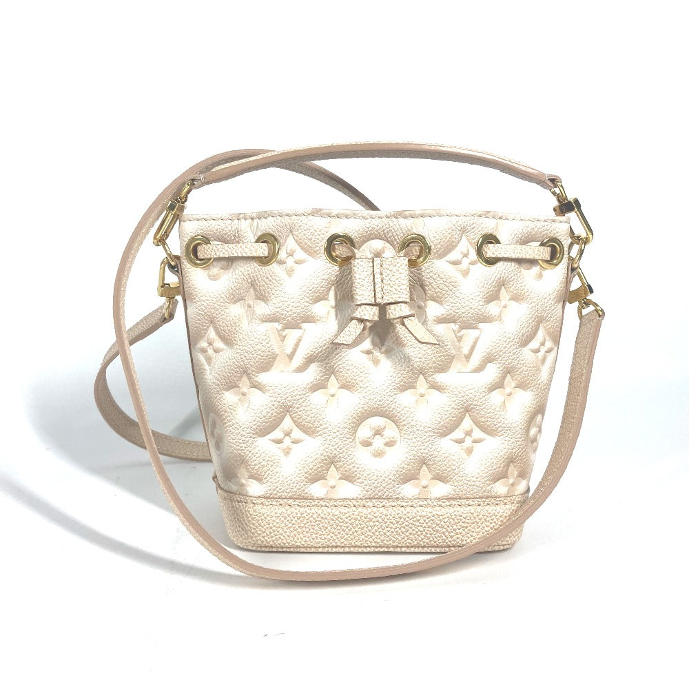 Louis Vuitton M81463 Ann Platt Ann Platt Monogram Leather Beige Shoulder Bag