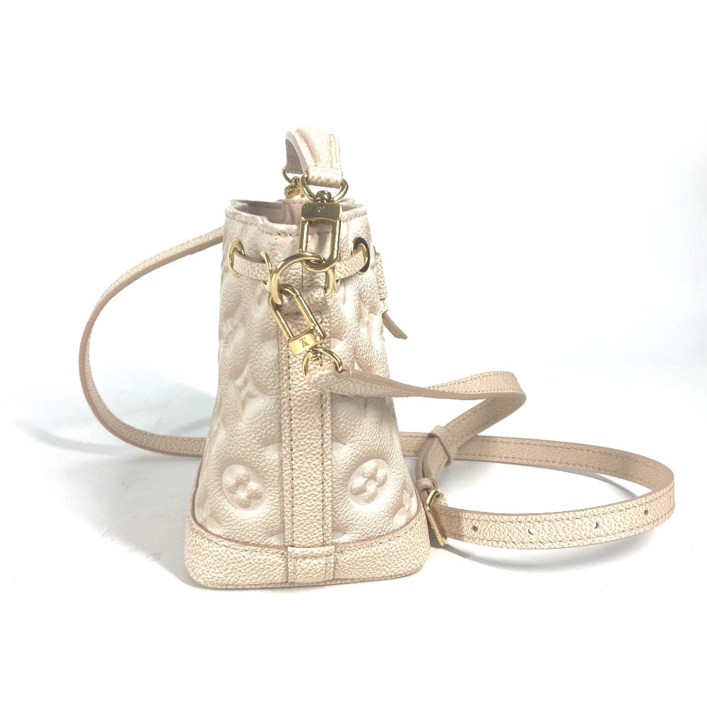 Louis Vuitton M81463 Ann Platt Ann Platt Monogram Leather Beige Shoulder Bag