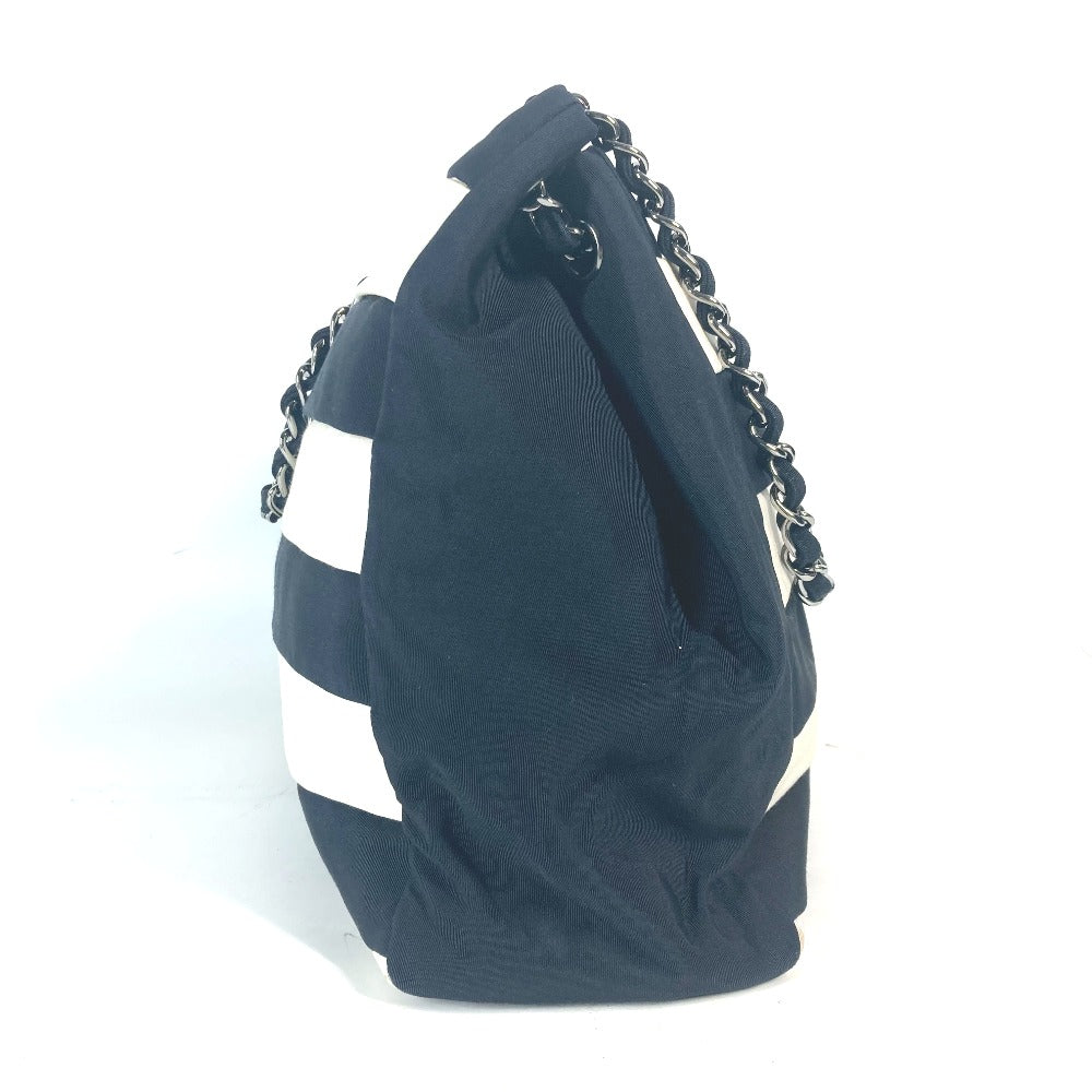 Chanel Nylon 2.55 Black Canvas Shoulder Bag