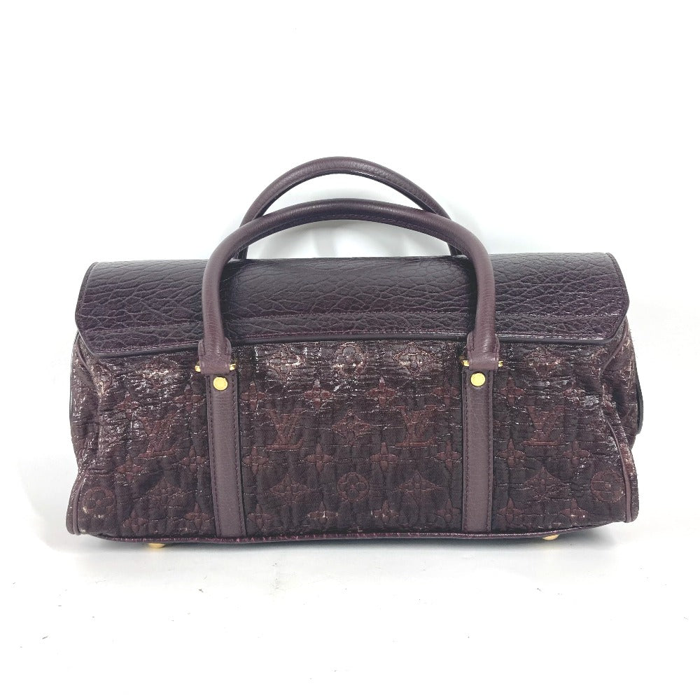 Louis Vuitton M93474 Coated purple Volupte Botte Monogram Leather Canvas Apparel
