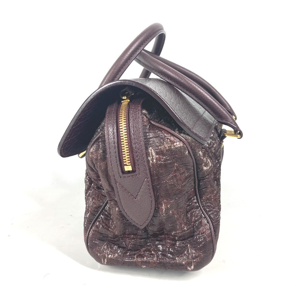 Louis Vuitton M93474 Coated purple Volupte Botte Monogram Leather Canvas Apparel