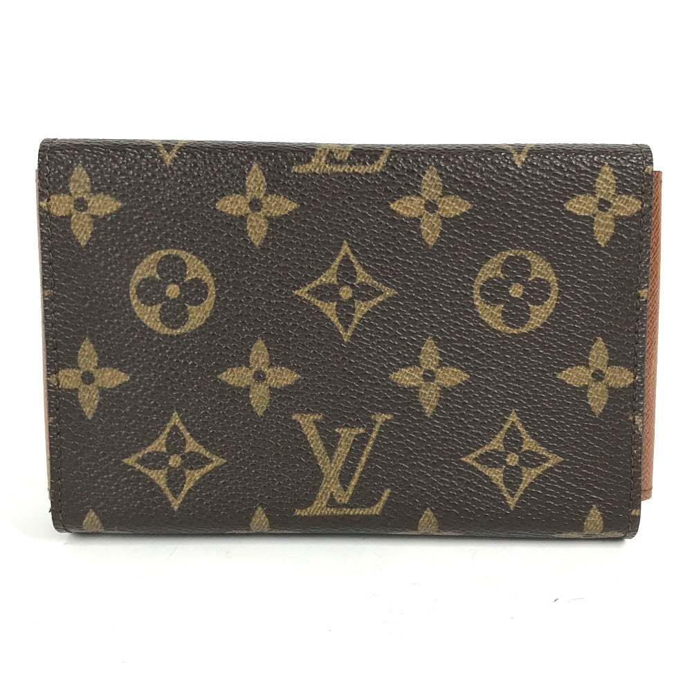 Louis Vuitton Pouch M58648 Playing Monogram Canvas Brown Wallet Case