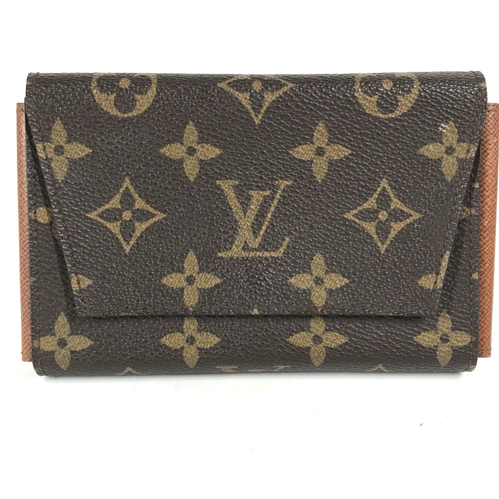 Louis Vuitton Pouch M58648 Playing Monogram Canvas Brown Wallet Case
