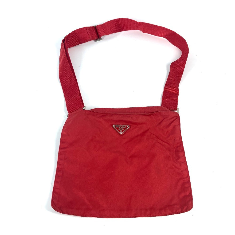 Shoulder Bag Crossbody Bag Triangle Plate Nylon Red