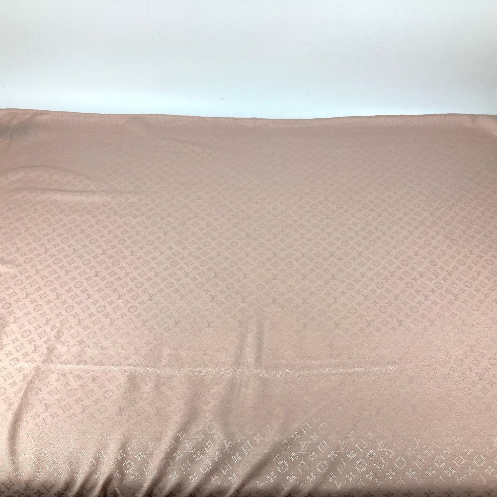 Louis Vuitton shawl M77370 Silk Shawl Evermore Monogram Wool Pink Apparel