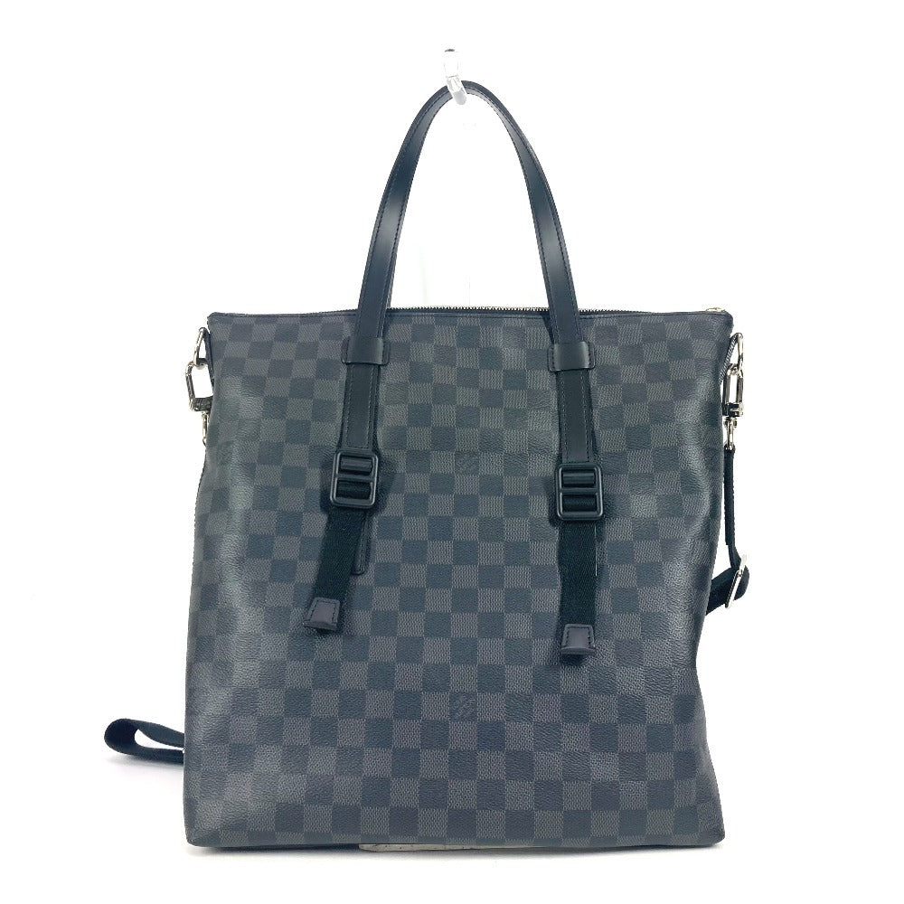 Louis Vuitton N41456 Damier Grafitto Damier Grafitte Canvas Black Shoulder Bag