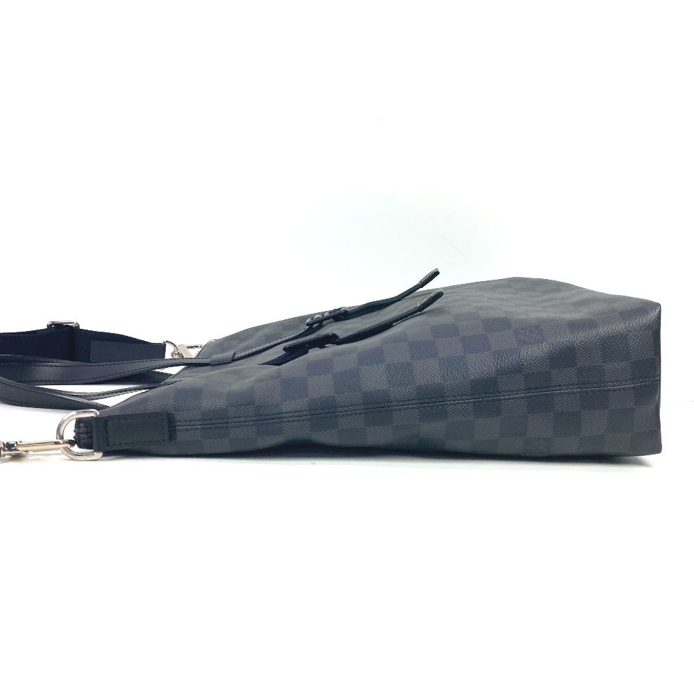 Louis Vuitton N41456 Damier Grafitto Damier Grafitte Canvas Black Shoulder Bag