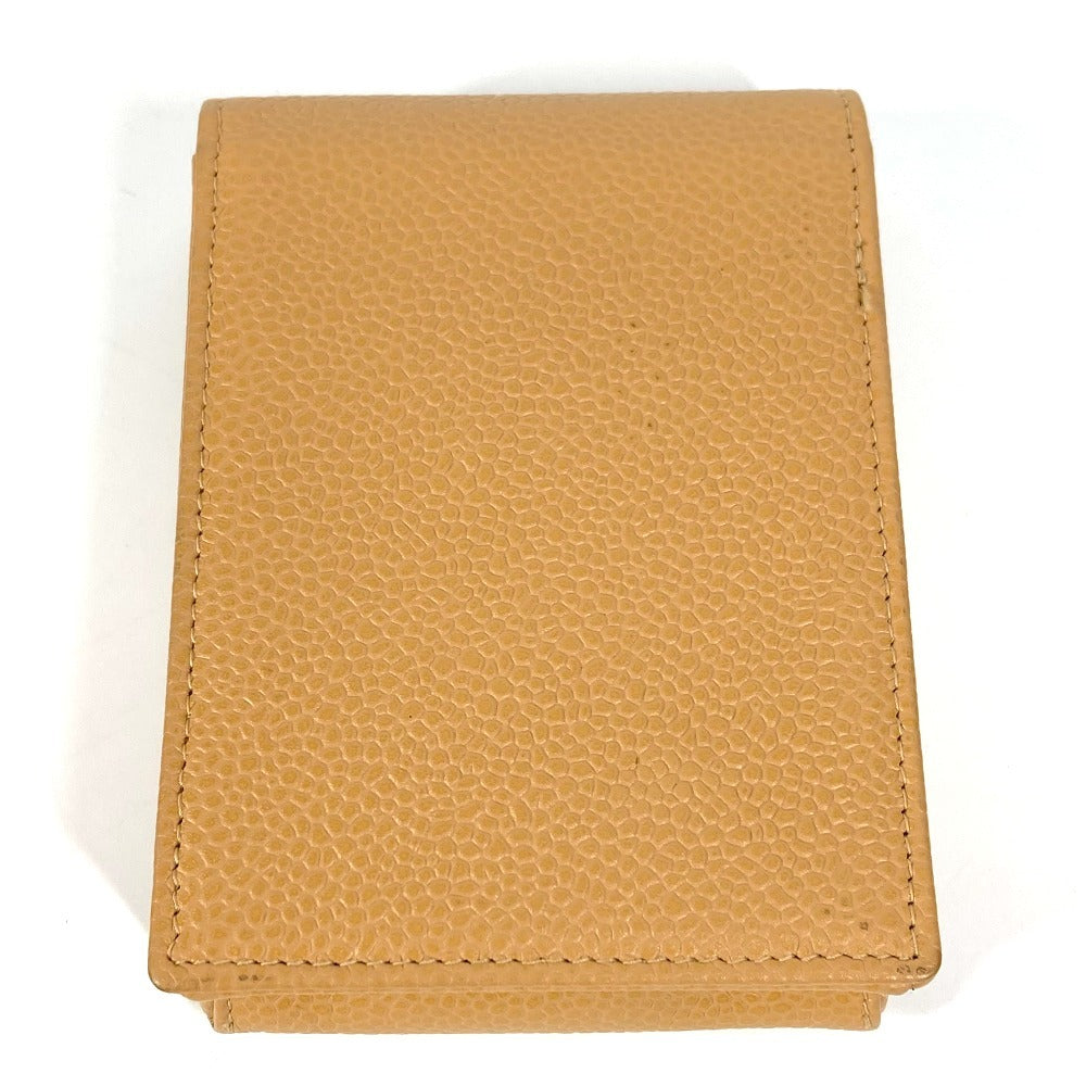 Chanel Cigarette Caviar skin CC COCO Mark Beige Handbag