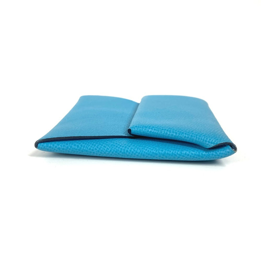 Coin Case Bastia Women(Unisex) Handbag Leather Blue Travel Bag