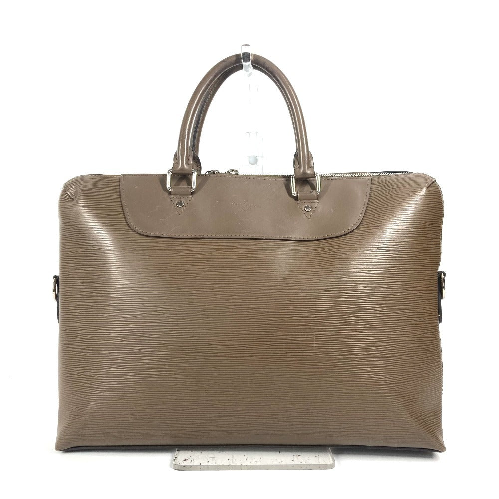 Louis Vuitton Business M50166 Epi Porto Leather Brown Handbag