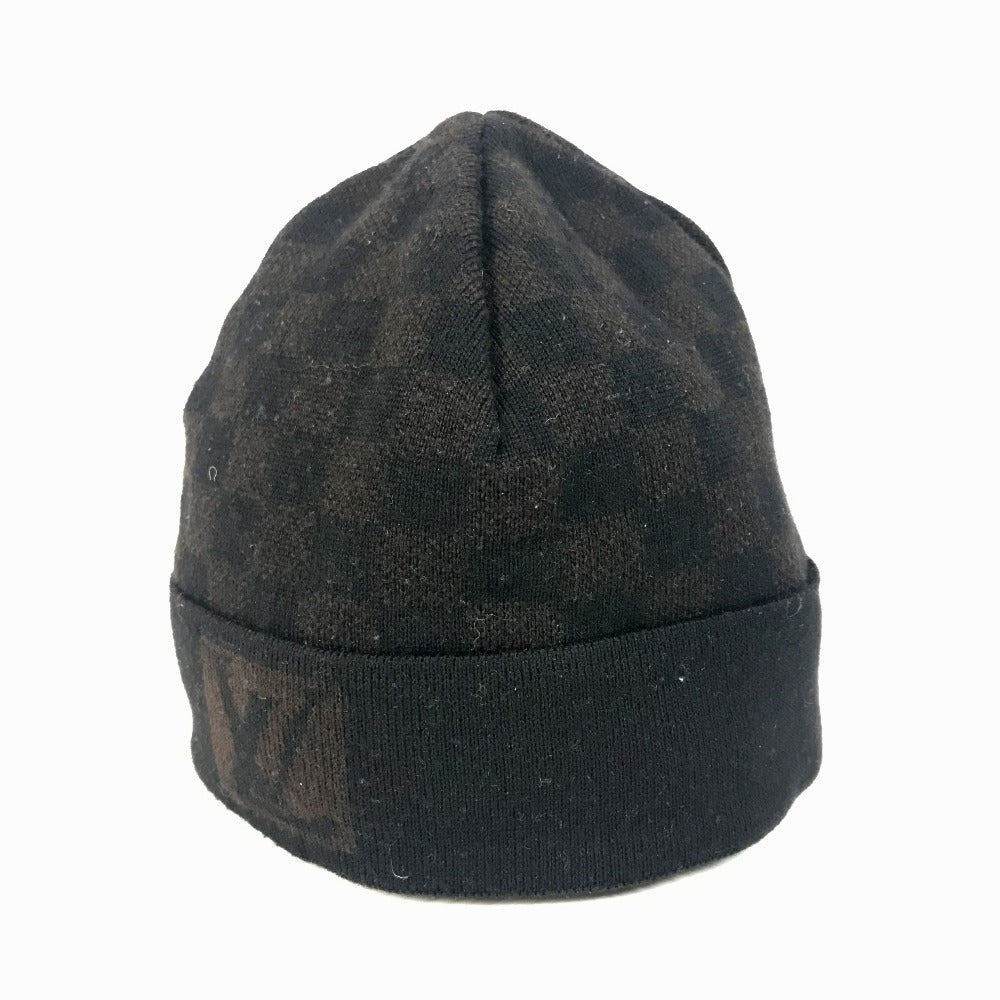 Louis Vuitton Knit Bonne Petit Damier Wool Brown Apparel