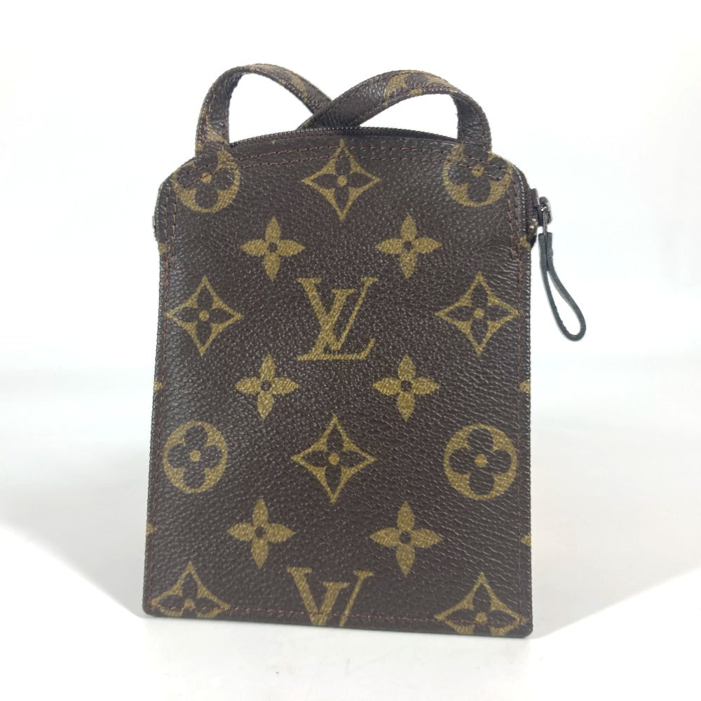 Louis Vuitton M45484 Pochette Secret Monogram Canvas Brown Shoulder Bag