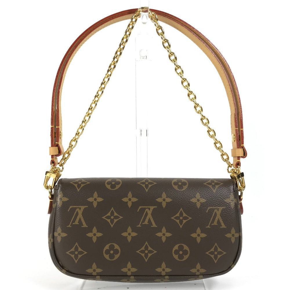 Louis Vuitton M81911 on Ivy Monogram Canvas Brown Chain Wallet Case