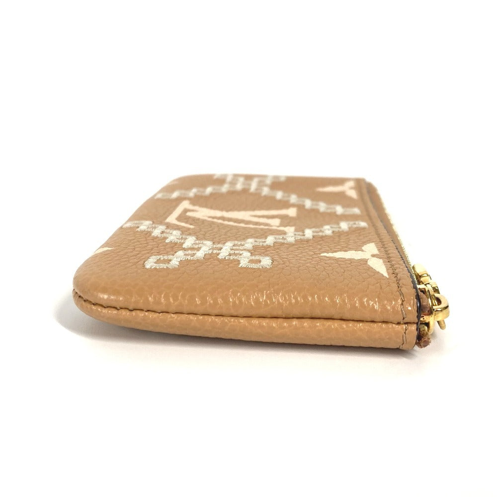 Louis Vuitton Coin M81165 Ann Platt Ann Monogram Leather Beige Clutch Bag