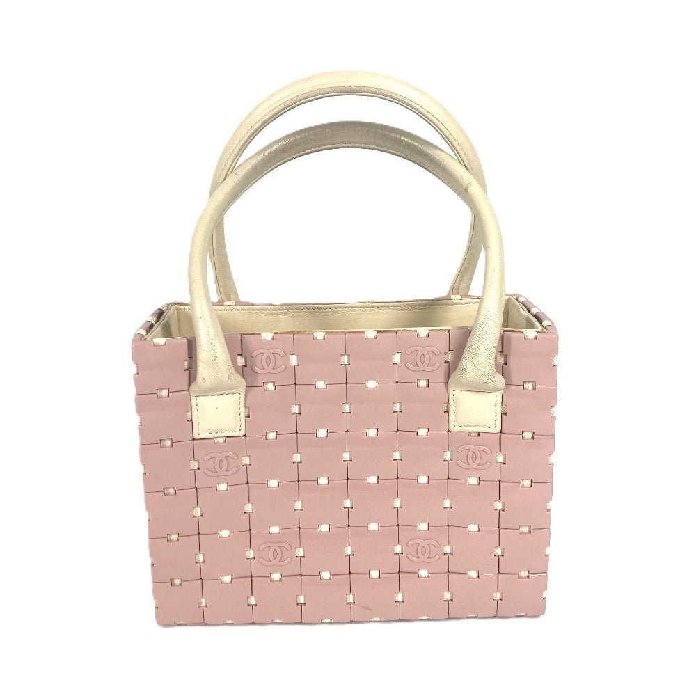 Chanel Plastic Puzzle Pink Leather Handbag