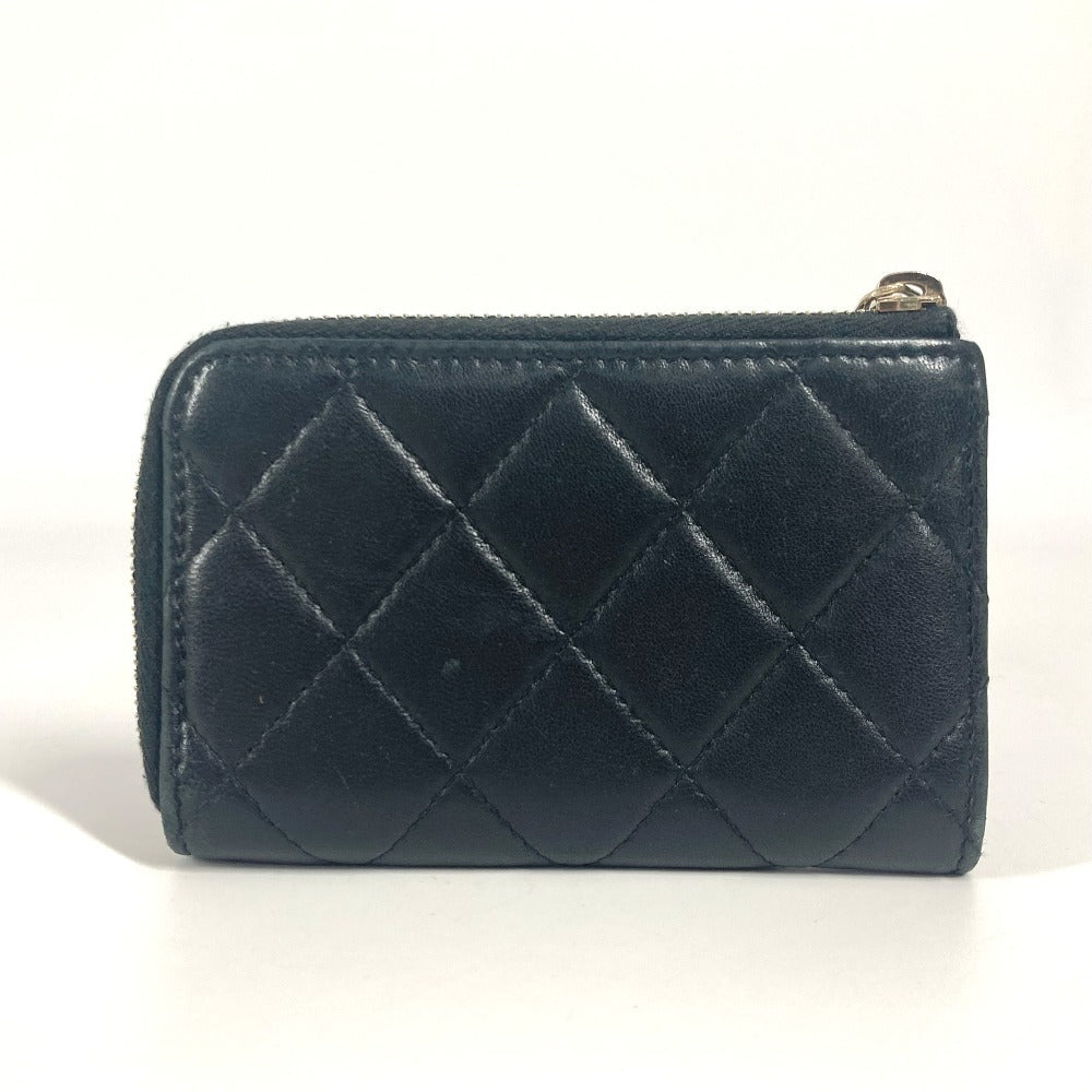 Chanel Coin lambskin CC COCO Mark logo Black Handbag