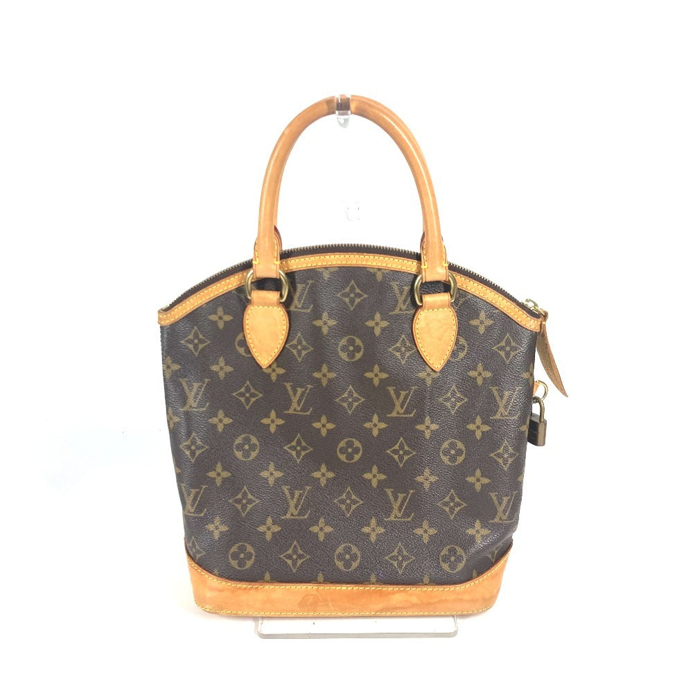 Louis Vuitton M40102 Lockit Monogram Canvas Brown Handbag
