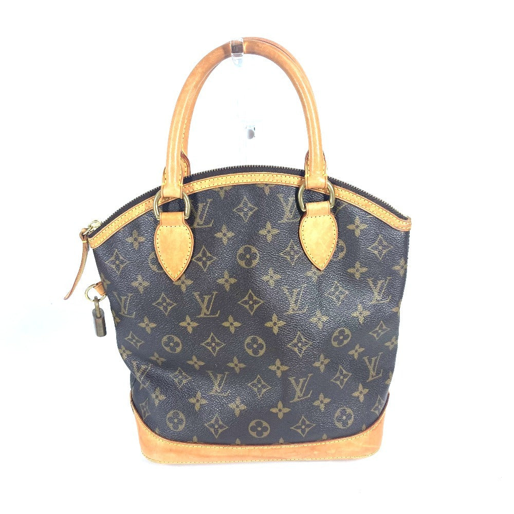 Louis Vuitton M40102 Lockit Monogram Canvas Brown Handbag