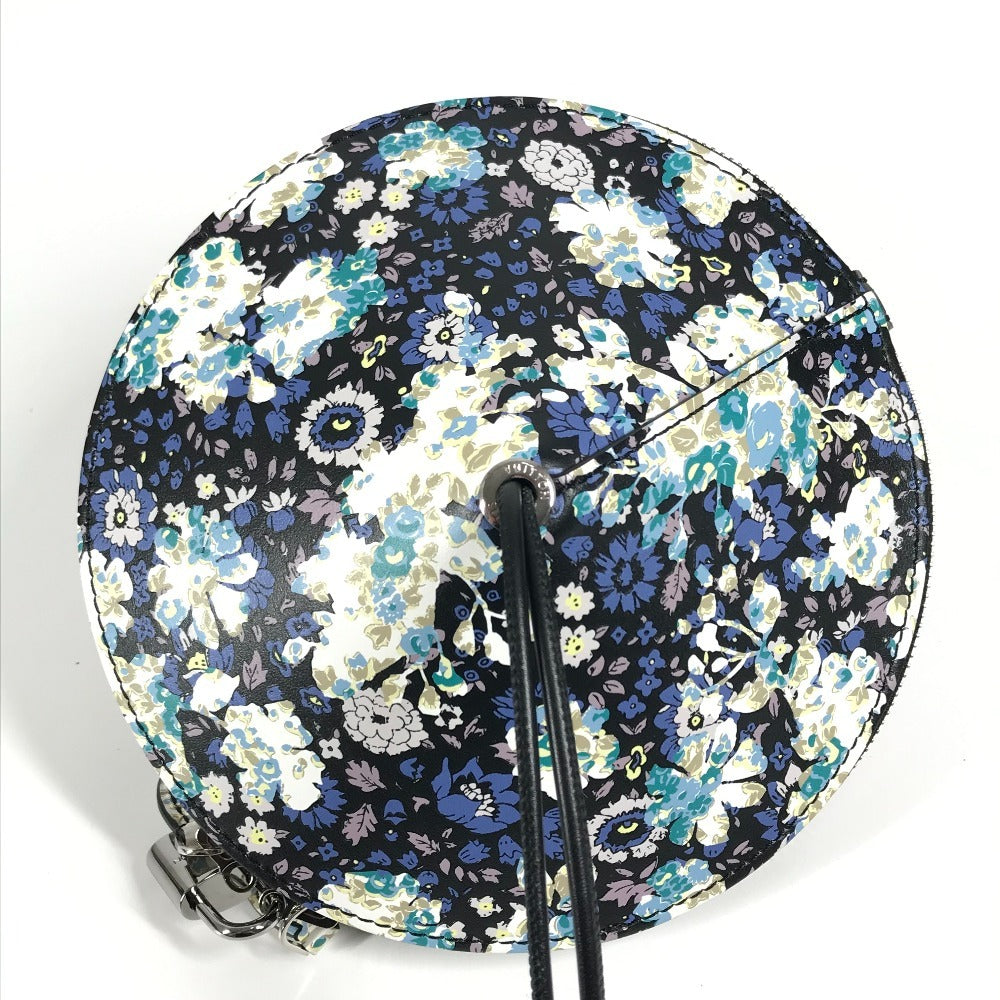 Louis Vuitton Floral pattern Flower Pattern Tupi Leather Black Shoulder Bag