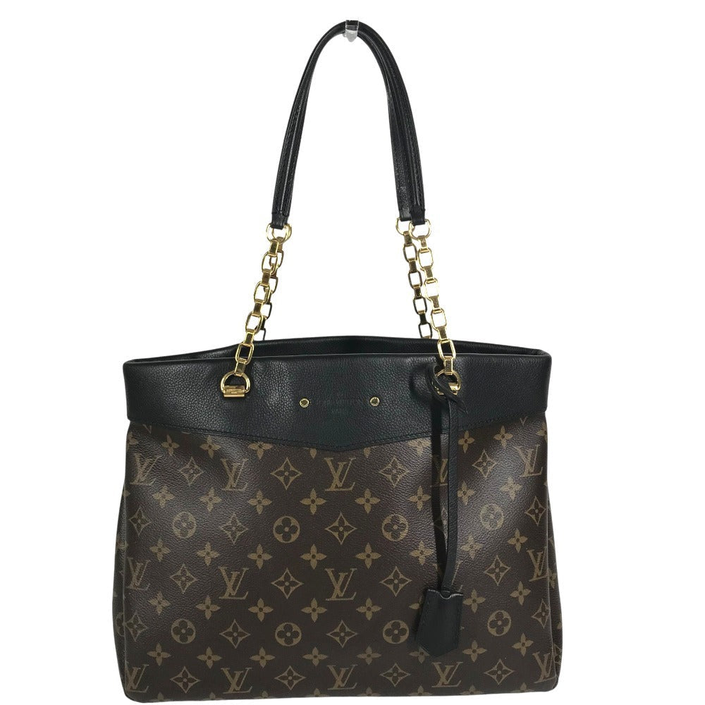 Louis Vuitton M51198 Parashopper Monogram Leather Canvas Brown Shoulder Bag
