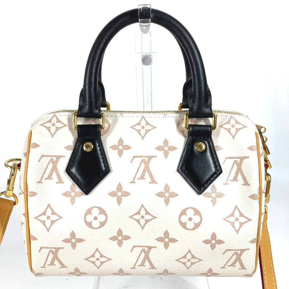 Louis Vuitton M46906 dune Speedy bandouliere 20 Monogram Canvas White Shoulder Bag