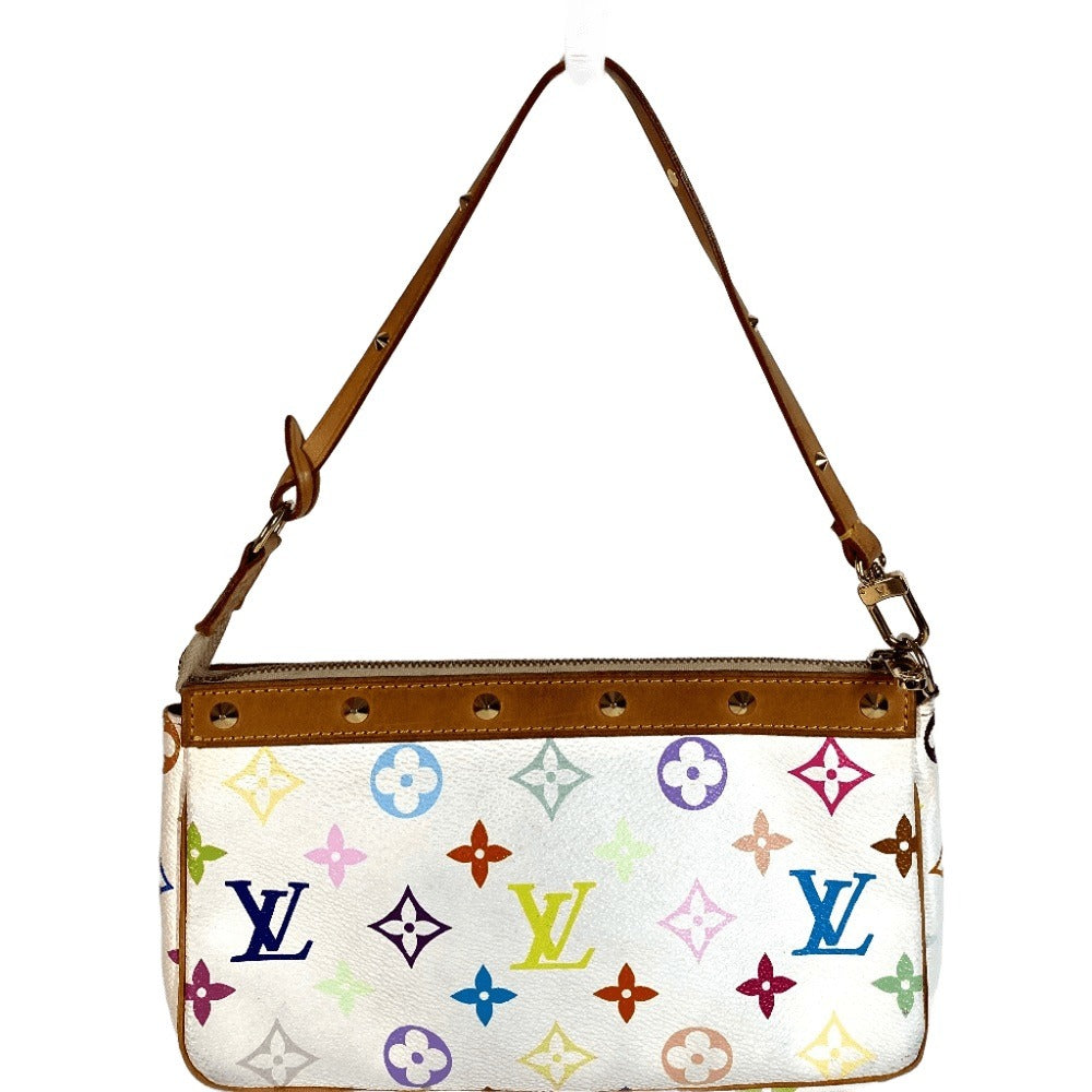 Louis Vuitton M92649 Pochette Accessoar Monogram Canvas White Multicolor Shoulder Bag