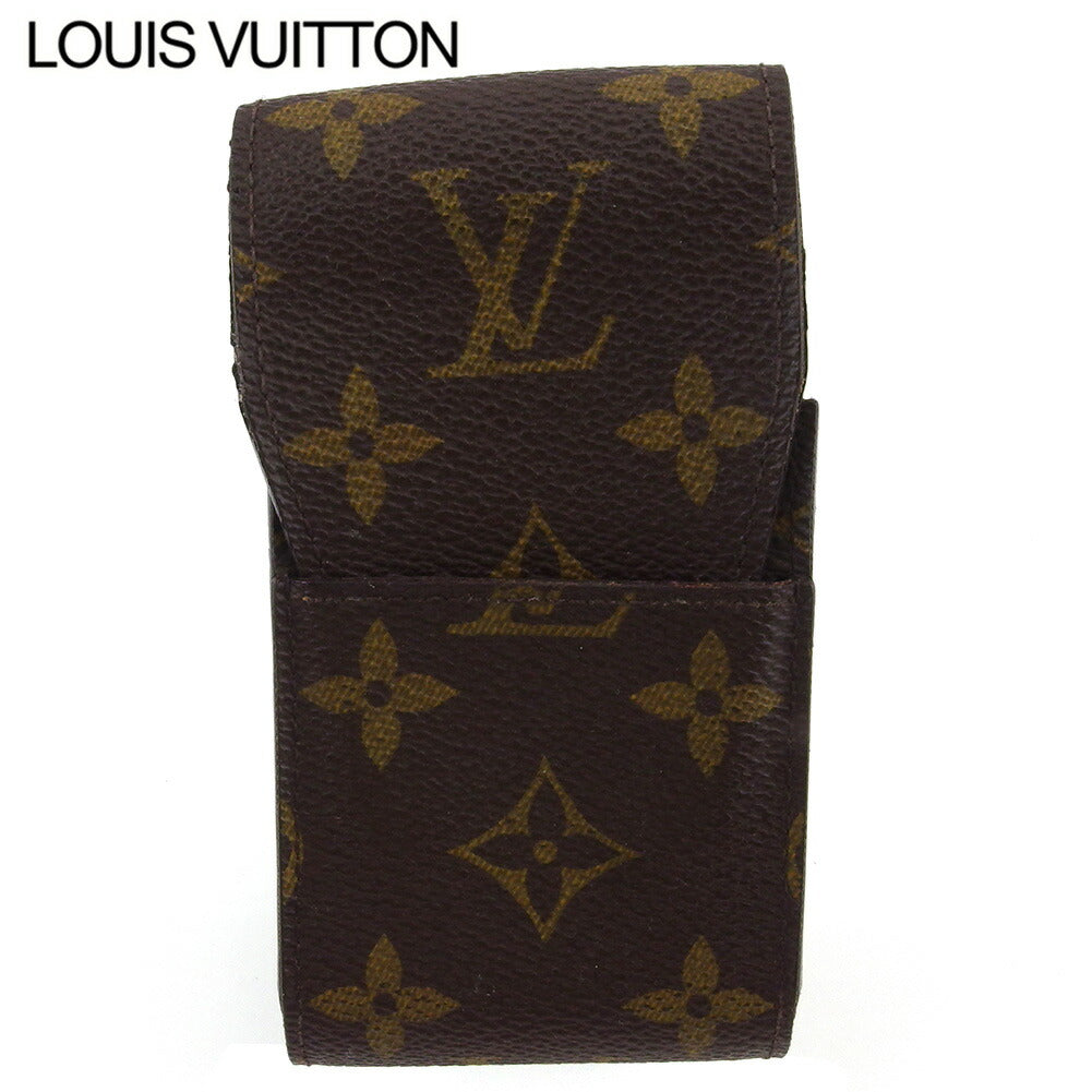 Louis Vuitton Cigarette M63024 Etui cigarette Brown Beige Handbag L2979