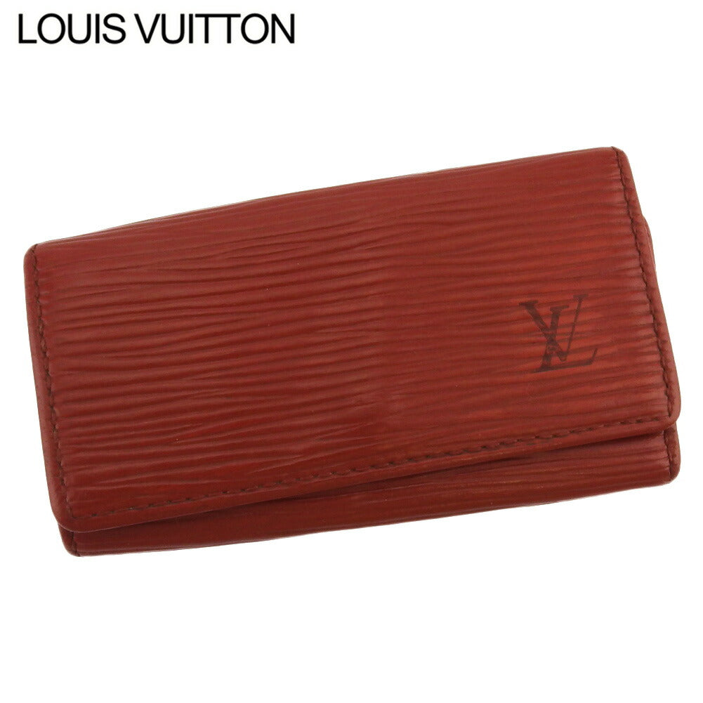 Louis Vuitton Key holder Multicles4 Brown Gold Key Chain