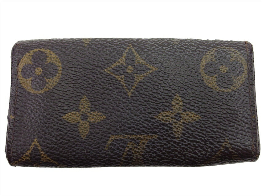 Louis Vuitton Key holder M62631 Multicles4 Brown Beige Gold Key Chain L3872